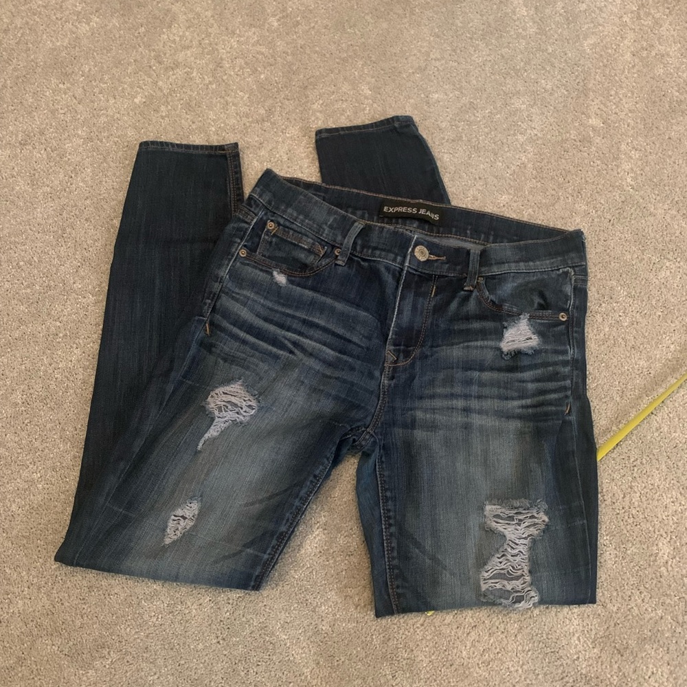 Womens Express jeans Jeggings size 8